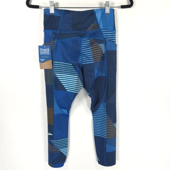 NWT BROOKS METHOD 3/4 TIGHT Leggings Motion Print‎ Pants Size SMALL - Picture 2 of 14